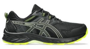 asics gel venture 9 waterproof trail schuh schwarz gelb herren