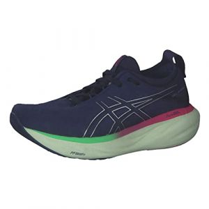 ASICS Nimbus 25 Straßenlaufschuhe für Frauen Blau Gelb 39 EU