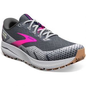 Brooks Divide 3 - Damen Trailrunning-Schuh - Ebony/Grey/Pink Laufschuh