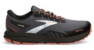 brooks divide 4 gtx trailrunning schuhe schwarz rot herren