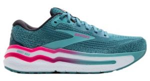 brooks ghost max 2 laufschuhe blau pink damen