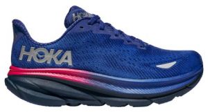 hoka damen clifton 9 gtx laufschuhe blau