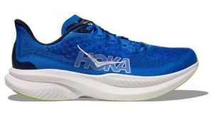 hoka mach 6 large 2e blau weis herren running schuhe