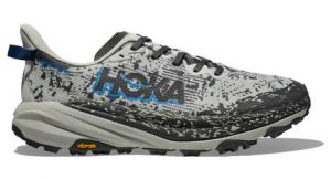 hoka speedgoat 6 gtx trailrunning schuhe grau blau herren