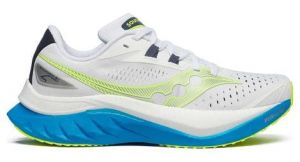 saucony endorphin speed 4 laufschuh weis gelb blau damen