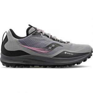 Saucony Peregrine 12 GTX Damen Laufschuh grau/schwarz Laufschuh