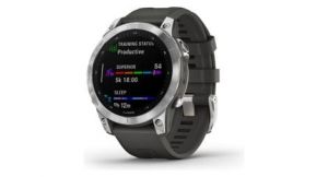 garmin fenix 7 sportuhr silber   schwarz