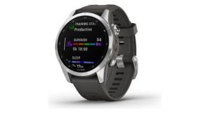 garmin fenix 7s sportuhr silber   dunkelgrau