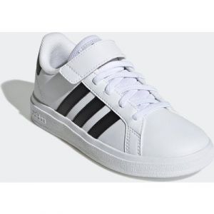 adidas Sportswear Sneaker "GRAND COURT COURT ELASTIC LACE AND TOP STRAP", Design auf den Spuren des adidas Superstar