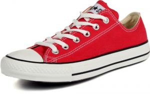 Converse Unisex Chuck Taylor All Star Low Top Red Sneakers - 9 D(M)