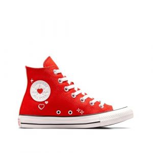 Converse Chuck Taylor All Star Y2K Heart Sneaker Rossa da Donna A09117C