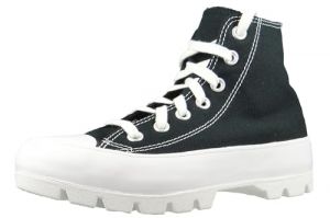 Converse Chucks Schwarz 565901C Chuck Taylor All Star Lugged HI - Black White Black