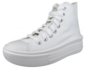 Converse Sneaker 568498C Chuck Taylor All Star Move HI White Natural Ivory Black