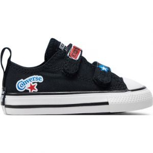 Sneakers aus Stoff Converse Chuck Taylor All Star Easy On Sticker Stash A06359C Schwarz