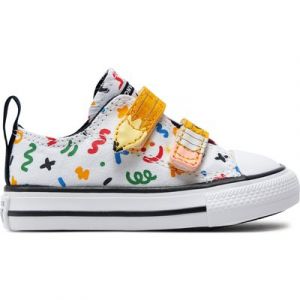 Sneakers aus Stoff Converse Chuck Taylor All Star Easy-On Doodles A07219C Weiß