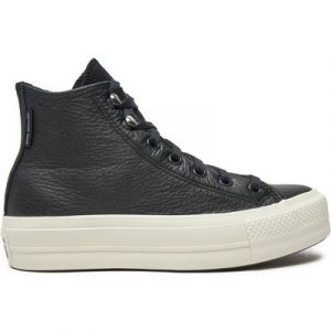 Sneakers aus Stoff Converse Chuck Taylor All Star Lift Platform Water Repellent Leather A08312C Schwarz