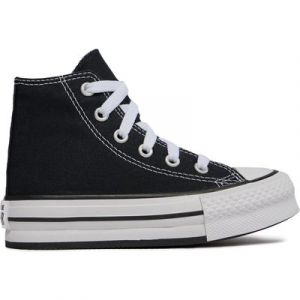 Sneakers aus Stoff Converse Chuck Taylor All Star Lift Platform High Top Little Kids 372859C Schwarz