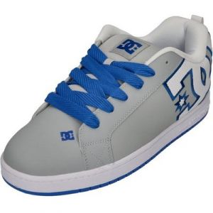 DC Shoes Court Graffik Skateschuh grey blue white