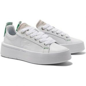 Lacoste Lacoste Damen Sneaker CARNABY PLAT WHT GRN Weiß Sneaker