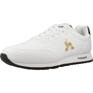 Le Coq Sportif Unisex Racerone_2 Optical White/Gold Sneaker