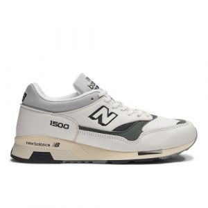 New Balance Unisex Made in UK 1500 - Iconic Influences in Weiß/Grün/Schwarz/Grau