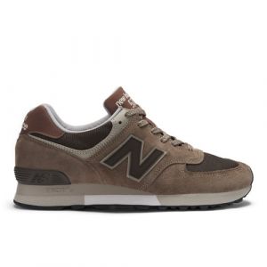 New Balance Unisex Made in UK 576 in Braun/Rot