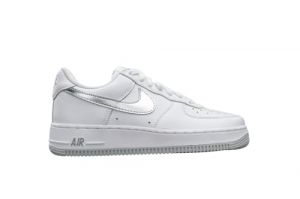 Nike Air Force 1 '07 Low Color of The Month White Metallic Silver DZ6755-100 40.5