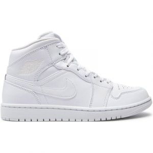 Sneakers Nike Air Jordan 1 Mid 554724 136 Weiß