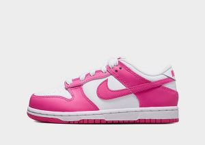 Nike Dunk Low Children, Laser Fuchsia/White/Laser Fuchsia