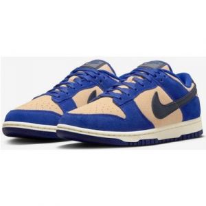 Nike Sportswear Dunk Low LX Sesame Blue Suede Damen Sneaker limitierte Auflage