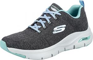 Skechers Damen Arch Fit Comfy Wave Sneaker