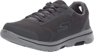 Skechers Herren Gowalk 5 Qualify ? athletischer Schnürschuh mit Netzstoff Sneaker