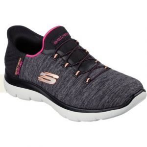 Skechers Slipper "SUMMITS DAZZLING HAZE", Slip Ins Sneaker, Freizeitschuh mit dezenten Kontrastdetails