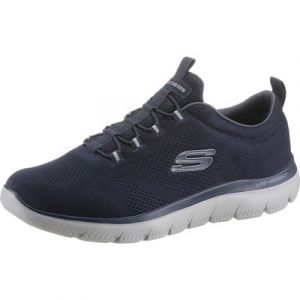 Skechers Slip-On Sneaker "SUMMITS", Freizeitschuh, Slipper, Komfortschuh mit Gummizug zum Schlupfen