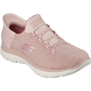 Skechers Slipper "SUMMITS DAZZLING HAZE", Slip Ins Sneaker, Freizeitschuh mit dezenten Kontrastdetails