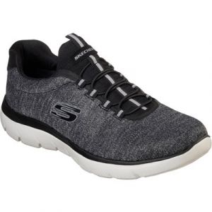 Skechers Slip-On Sneaker "SUMMITS", Slipper, Freizeitschuh in komfortabler Schuhweite