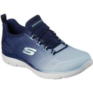 Skechers SUMMITS BRIGHT CHARMER Slip-On Sneaker Schlupfschuh, Slipper, Freizeitschuh mit schönem Farbverlauf