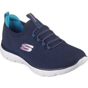 Skechers SUMMITS Slip-On Sneaker, Freizeitschuh, Halbschuh, Slipper mit flexibler Traktionslaufsohle