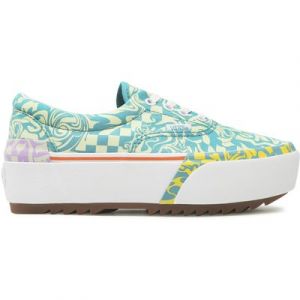 Sneakers aus Stoff Vans Era Stacked VN0A4BTOCE51 Grün