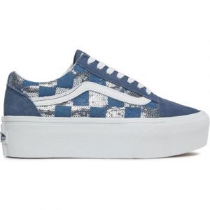 Sneakers aus Stoff Vans Old Skool Stackform VN0009PZAHU1 Blau