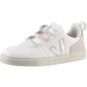 VEJA Small V-10 Sneaker Klettschuh, Retro Sneaker, Kindergartenschuh mit seitlichem V-Logo