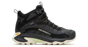 merrell moab speed 2 mid gore tex damen wanderschuhe schwarz