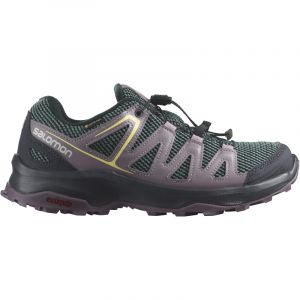 Salomon Custer GTX leichte Sommer Wanderschuhe Damen ebony/moonscape/quail 38