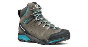 damen wanderschuh scarpa zg trek gore tex grau blau