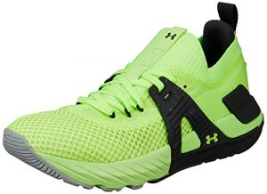 Under Armour Herren Project Rock 4 Trainingsschuhe Limette/Schwarz 42.5