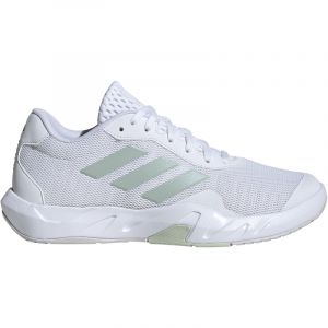 adidas Amplimove Trainer Fitnessschuhe Damen ID8639 - cloud white/linen green met./dash grey 42