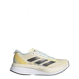 adidas Adizero Boston 11 Ecru Tint/Night Metallic/Beam Yellow 11 B (M)