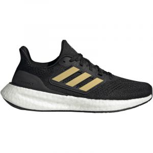 adidas Pureboost 23 Laufschuhe Damen IF2391 - core black/gold met./carbon 40