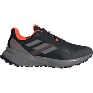 adidas TERREX Soulstride Rain.Rdy Trailrunning-Laufschuhe Herren IF5016 - core black/grey four/solar red 41 1/3