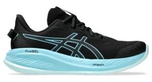 asics gel cumulus 26 lite show running schuh schwarz blau grun herren